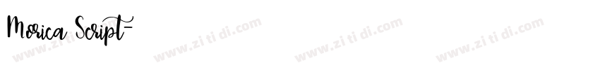 Morica Script字体转换 Morica Script字体转换